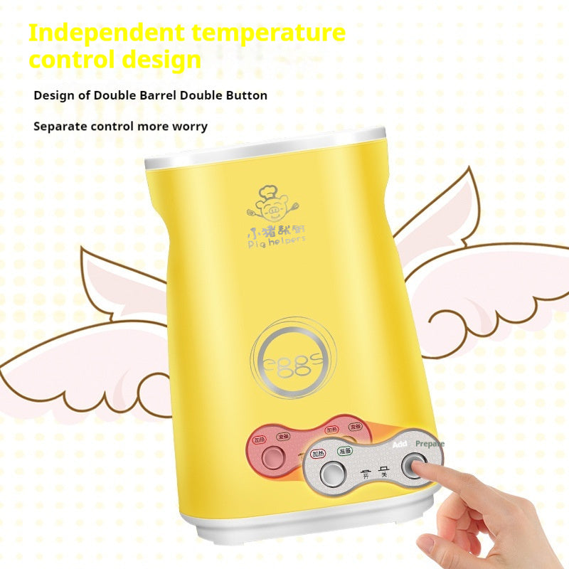 Household Double Barrel Egg Cup Waffle Cone Maker Omelette Maker