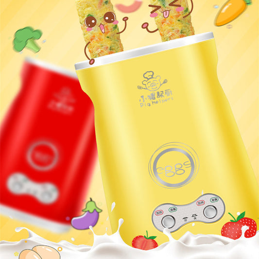 Household Double Barrel Egg Cup Waffle Cone Maker Omelette Maker