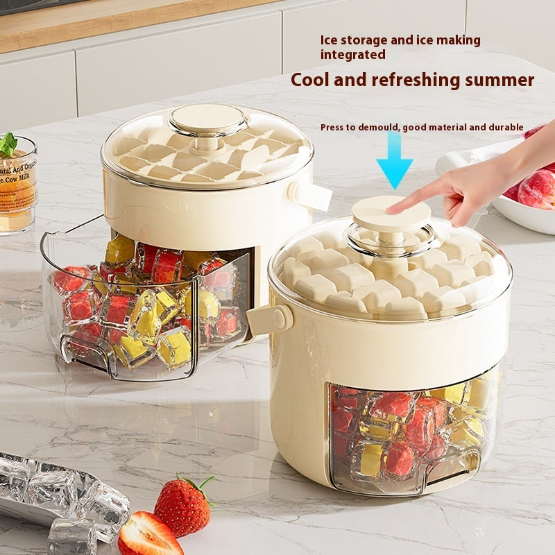 Press Ice Cube Mold Large Capacity Ice Maker